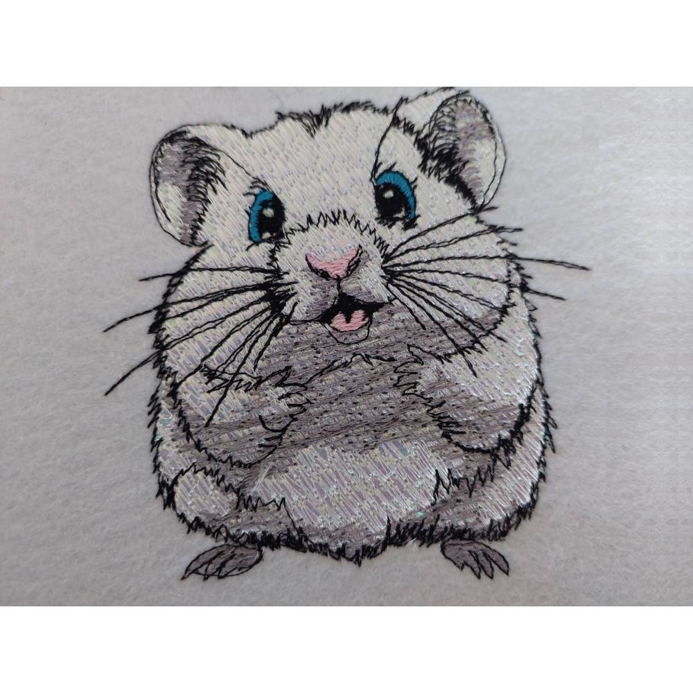 Maus Scribble 10*10cm Bild 1
