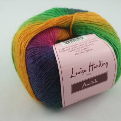Louisa Harding Amitola: leichte Woll-Seiden-Mischung in Regenbogenfarben