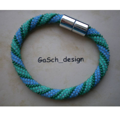 Häkelarmband, gehäkeltes Perlenarmband * Herrscher der Meere