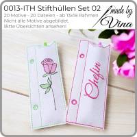 Stickdateien Set – ITH Stifthüllen Set 02 – für 13x18 Rahmen Bild 2