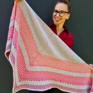 Strick-Anleitung Tuch MAKANI (DE) Bild 1