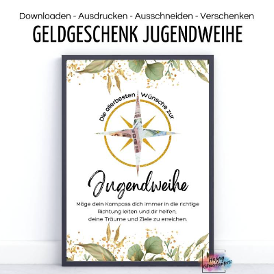 Geldgeschenk zur Jugendweihe 