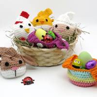 Kleine Knotenbeutel - Ostern - Häkelanleitung Bild 4
