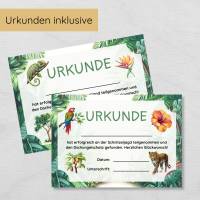 Dschungel Indoor Schnitzeljagd für Zuhause mit 20 Hinweisen, Urkunde, Geschichte & mehr für Kinder zum Ausdrucken Bild 7