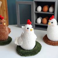 Häkelanleitung Huhn im Nest - PDF Datei deutsch Bild 3