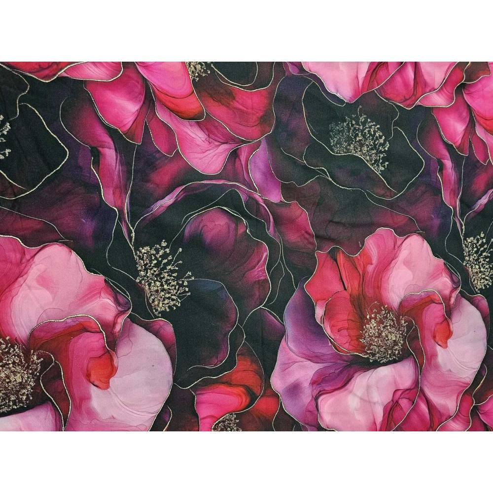 Meterware Musselin Rot Baumwoll Musselin Leinenlook, Rot Stoffe