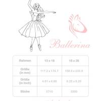 Ballerina Stickdatei – Ausmalmotiv für Kinder & kreative Regentage Bild 4