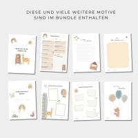 Kindertagespflege Portfolio, Vorlage für Tagespflege, Portfolio für Tagesmutter, inkl. Ordnerrück, sofort download Bild 4