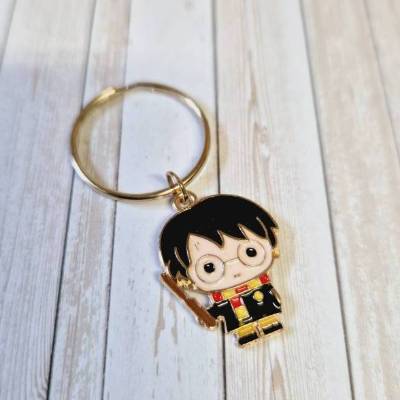 Schlüsselanhänger kleiner Zauberer Schlüsselring mit Anhänger Keyring