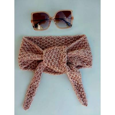 La Perla mini Tuch stricken, ideal für 50 g Garn