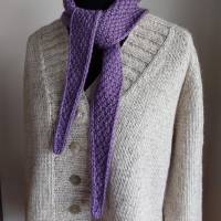 La Perla – Strickanleitung für schmalen Schal im Perlmuster | Perfekt für 50g-Garnreste | Inkl. Icord & Video-Tutorials Bild 10