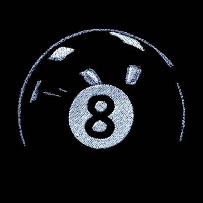 Billard Kugel 8 Lichteffekt 10*10cm