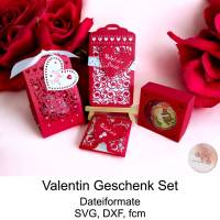 Plotterdatei Valentin Geschenk Set Bild 1