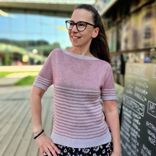 Strick-Anleitung Shirt KALARI (DE)