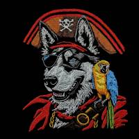 Husky Pirat Lichteffekt 24-26*15-16cm, JEF 20*17cm Bild 1