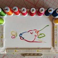 Stickdatei Set Kuh bunt 20x20 plus 20x28 Bild 5