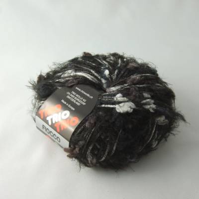 Trio Fiocco: flauschige Fransenwolle mit Noppen zum Stricken oder Basteln