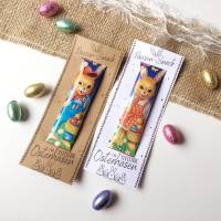 Druckvorlage Schokololly - Ostergeschenk Mitarbeiter - Kollegen - Arbeiten an Ostern - ausdrucken - Mitbringsel - Schoko Bild 2
