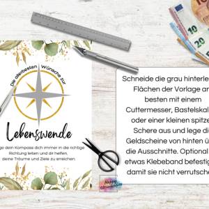 Geldgeschenk zur Lebenswende 