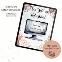 Lustige Rentenkarte zum Ausdrucken – Error 404: Work Not Found Bild 1