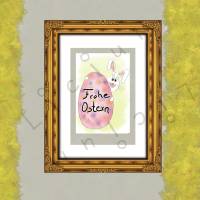 Karte mit Ostergrüßen- Download - png und pdf Datei Bild 1