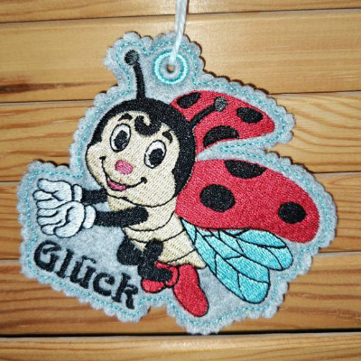 Stickdatei Anhänger 10x10