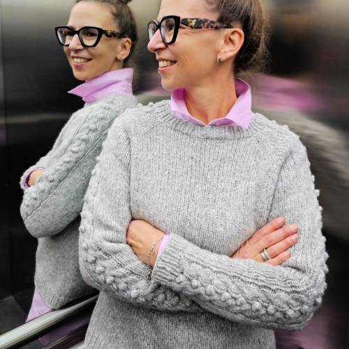 Strick-Anleitung Sweater ALUNA (DE)