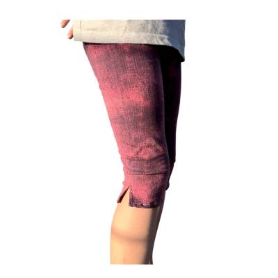 3/4 Leggings für Mädchen in Jeansoptik // Lila Capri Leggings Mädchen in den Größen 98 - 164 // Sommer leggings Mädchen