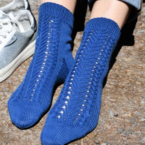 Strick-Anleitung Socken BARBATA (DE)