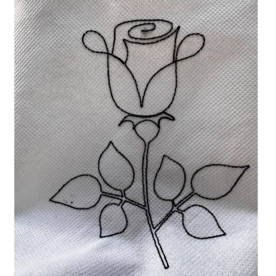 Stickdatei Set Rose 10x10 Anhänger plus 13x18