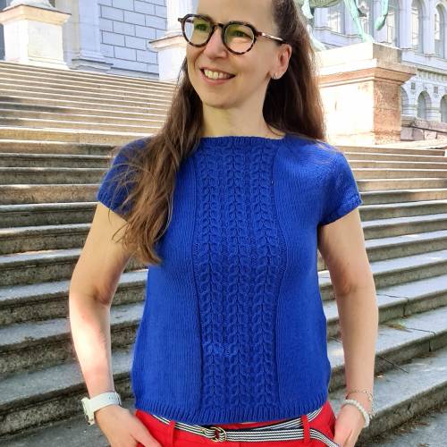 Strick-Anleitung Shirt POLU (DE)