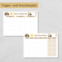 Baustelle Routine Set für Kinder mit 160 Routinekarten, Morgen- und Abendroutine Plan, Wochenplan, Belohnungsplan & mehr Bild 9