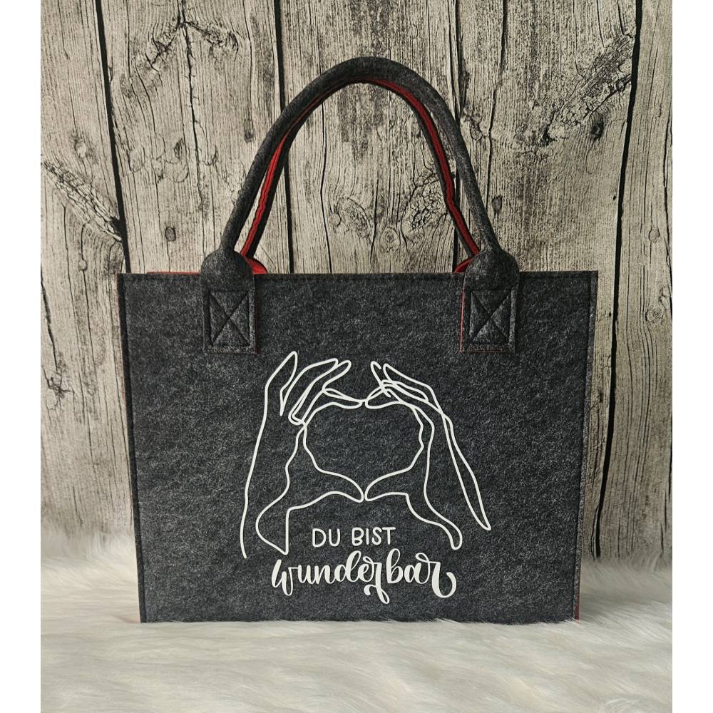 Herz Filztasche Kaufen Filztaschen Geschenk Bunt Robuste