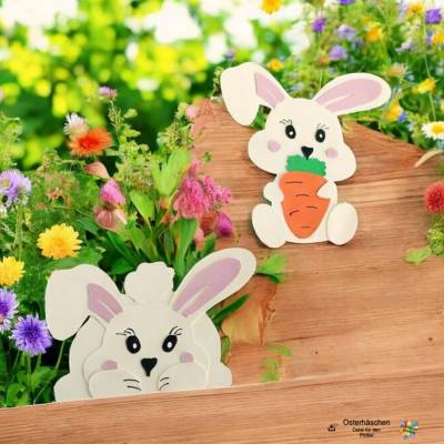 Plotterdatei Osterhäschen SVG & DXF und Kompatibel mit DS-Cricut & Brohter