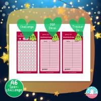 Weihnachten Challenge und Tracker - Geld sparen - PDF A4 - Umschlagmethode Bild 3