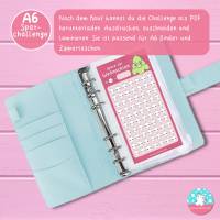 Weihnachten Challenge und Tracker - Geld sparen - PDF A4 - Umschlagmethode Bild 4