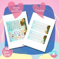 Sparspiel Veggie-Rallye Download - PDF A4 - Spiel Anleitung Tracker - passend für A6 Zippertaschen Bild 3
