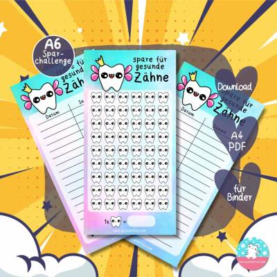 Weihnachten Challenge und Tracker - Geld sparen - PDF A4 - Umschlagmethode