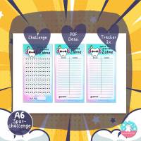 Weihnachten Challenge und Tracker - Geld sparen - PDF A4 - Umschlagmethode Bild 3