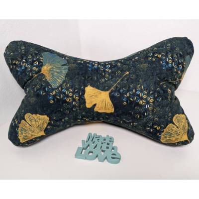 Leseknochen XXL Gingko Buchkissen Lesekissen Lagerungskissen