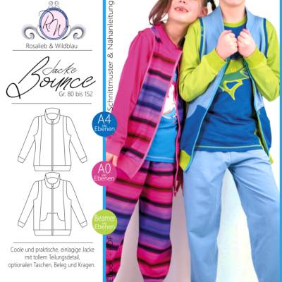 Ebook Bounce Jacke Gr. 80 bis 152