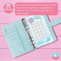 neue Waschmaschine Challenge und Tracker - Geld sparen - PDF A4 - Umschlagmethode Bild 4