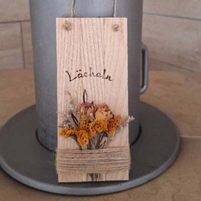 Wandbild im Landhausstiel mit Trockenblumen-Ein Hauch von ländlicher Romantik für Ihr Zuhause