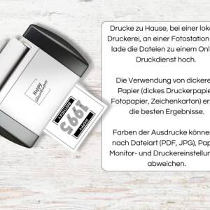 30. Geburtstag 1995 Geldgeschenk, Chronik Meilensteine, dreißig Jahre, Geburtstagskarte, Glückwünsche Geld Bild 3