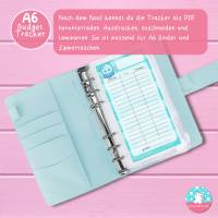 Budgettracker Kawaii Oktopus - Einnahmen Ausgaben - PDF A4 - 3er Set - Umschlagmethode - Budget Sheets Bild 4