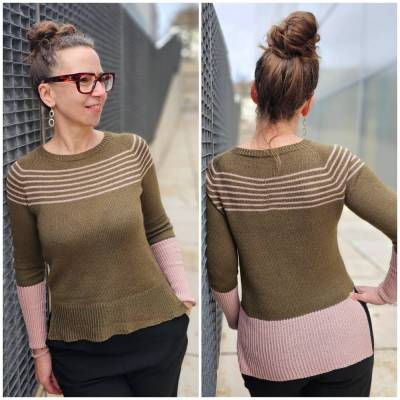 Strick-Anleitung Sweater GLORIA (DE)