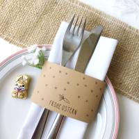 Druckvorlage Frohe Ostern - Banderole kurz - Serviette - Tischdeko - für Besteck - Kerzen - Raysin Geschenk Bild 3