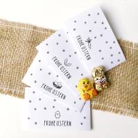 Druckvorlage Frohe Ostern - Banderole kurz - Serviette - Tischdeko - für Besteck - Kerzen - Raysin Geschenk Bild 4