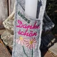 Stickdatei Kerzen Hülle ITH Danke Bild 2