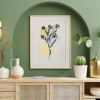 Plotterdatei Boho Blume 3 - im natürlichen Boho-Look ( 3 von 3 Designs) Bild 2